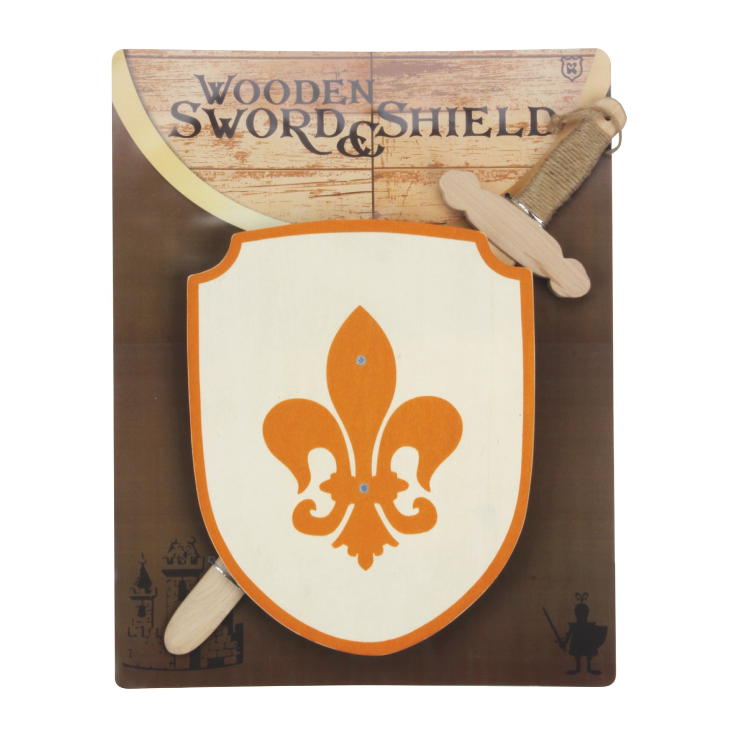 PT79F Wood Sword &amp; Shield FSC Certified