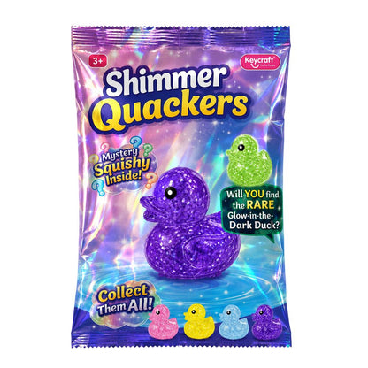 NV1230 Shimmer Quackers Mystery Squishy Toys Grab Bin