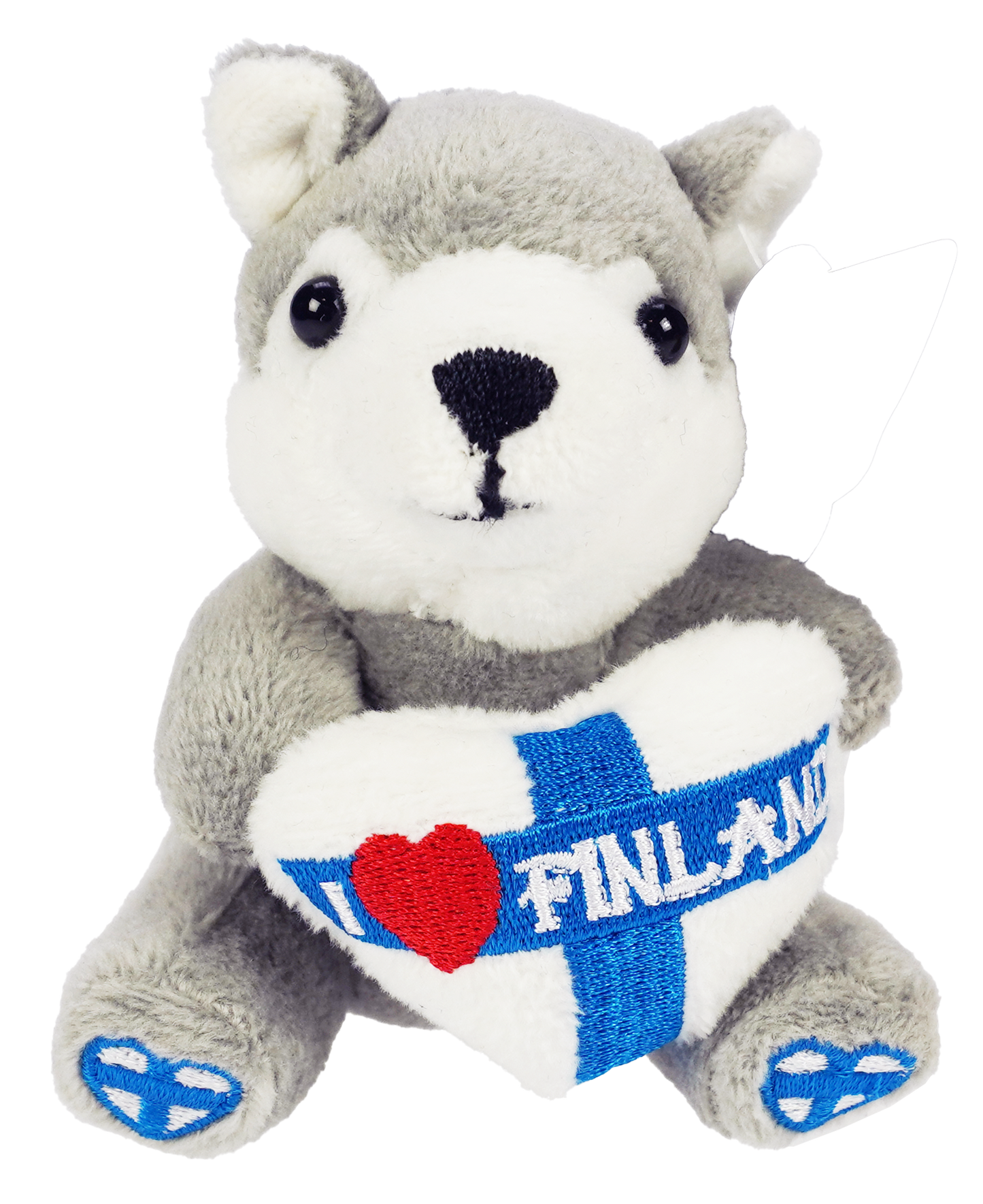 Sydän Husky Pehmo XS 9cm Magneetti FIN