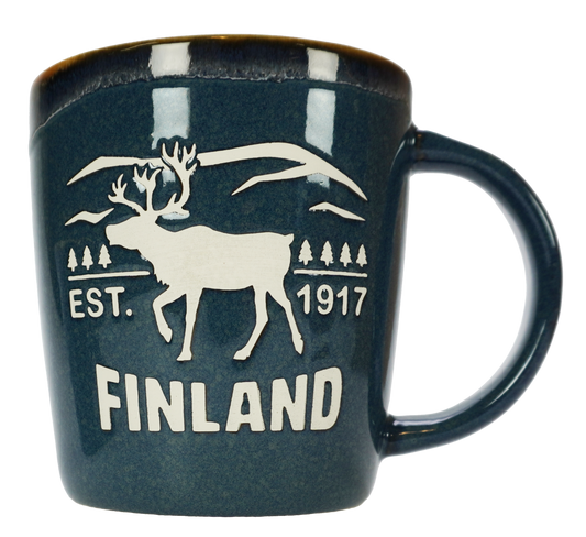 Rustic Mug Finland Blue FIN