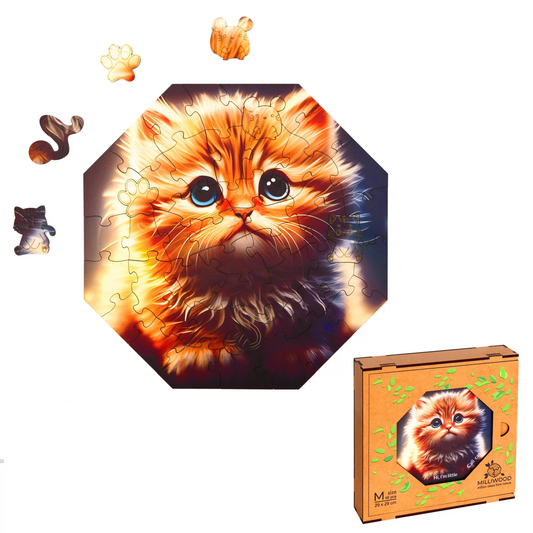 Cali Cat Wooden Puzzle Oktagon M