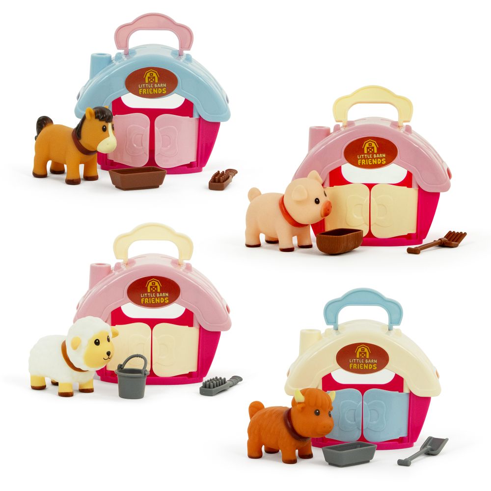 NV1140 Little Barn Friends Farm Playsets - 4 Asst