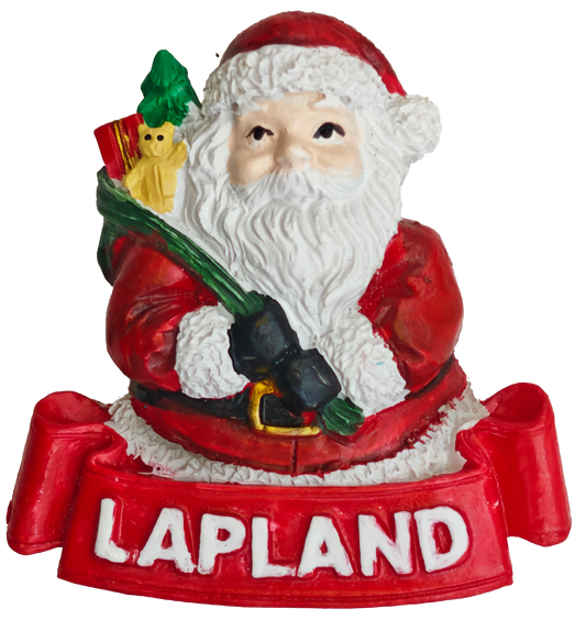 Santa Claus Torso Ceramic Magnet LAP