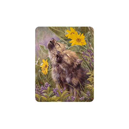 3D LiveLife Magnets - Baby Wolf Howling