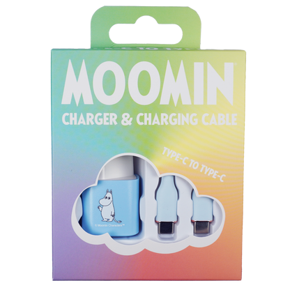 Muumit Muumipeikko Laturisetti USB-C 20W