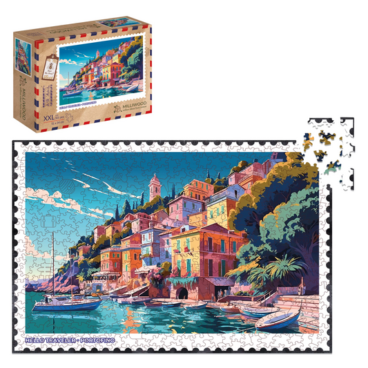 Portofino Wooden Puzzle Rectangle XXL