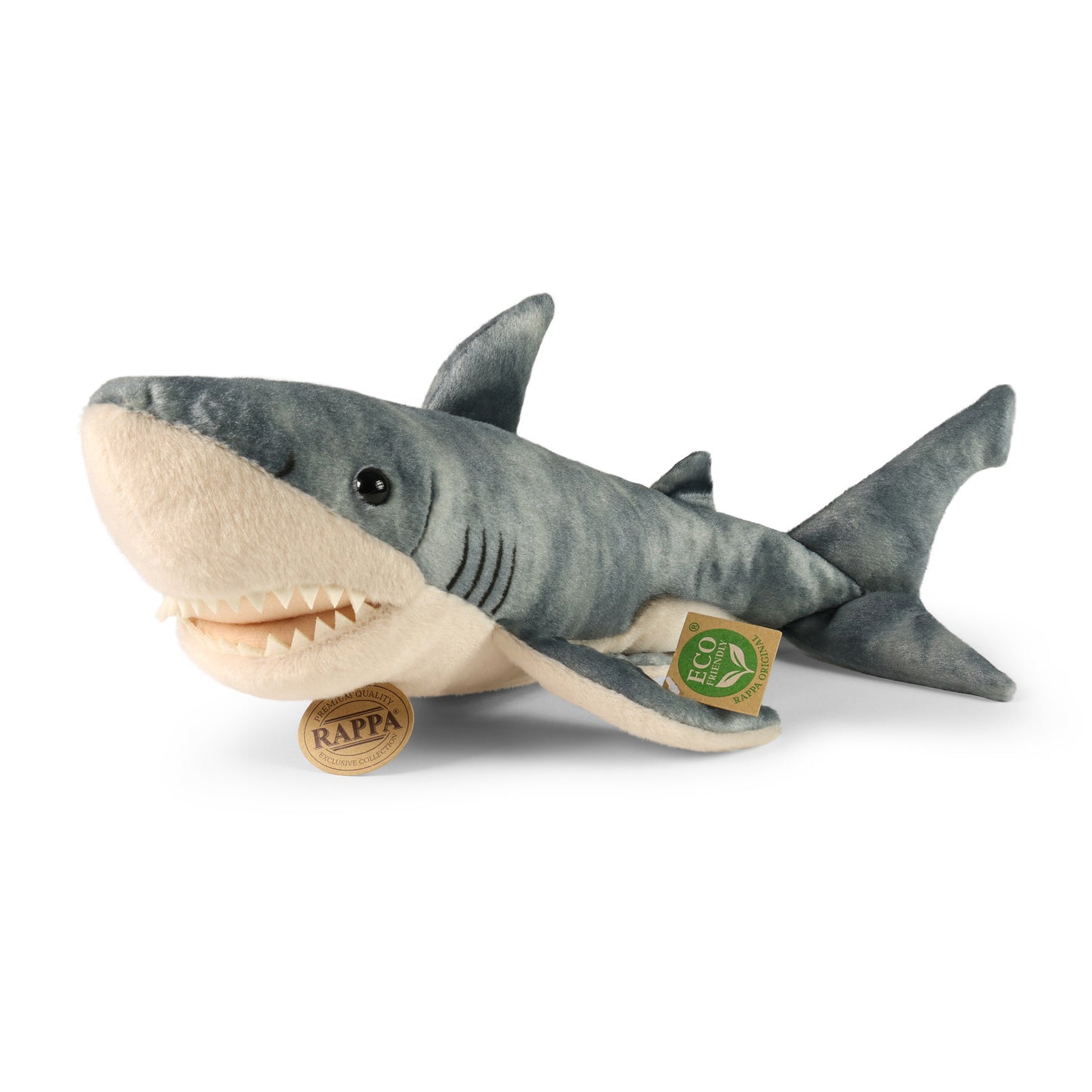 Plush white shark 40 cm
