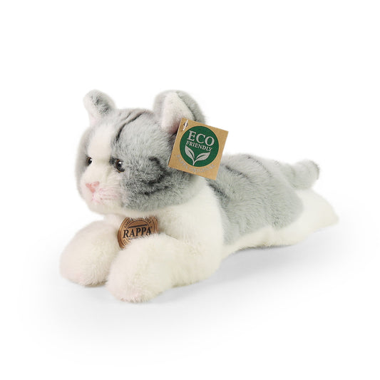 Plush grey cat 20 cm