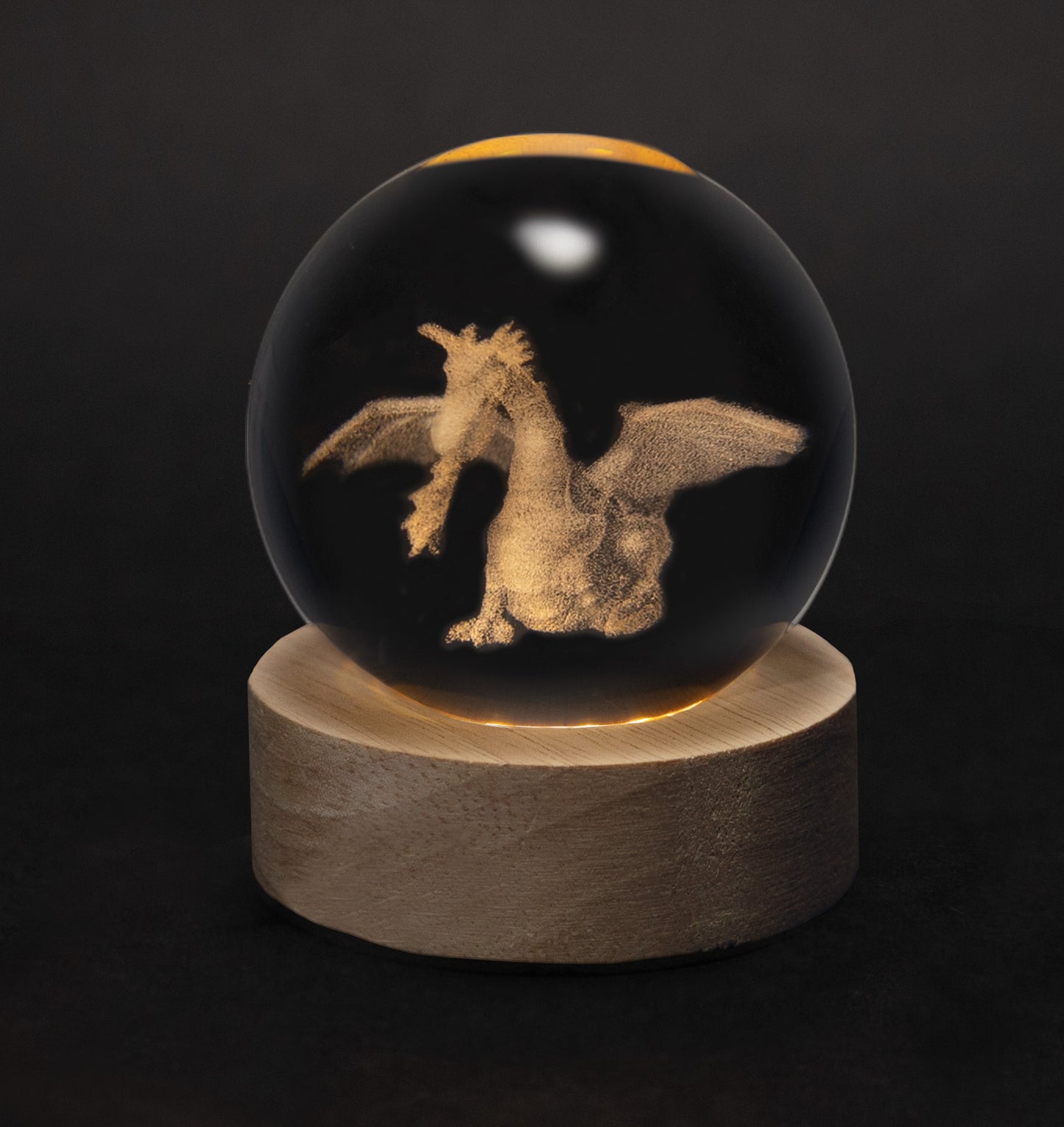 Crystal Silhouettes Globes - Dragon