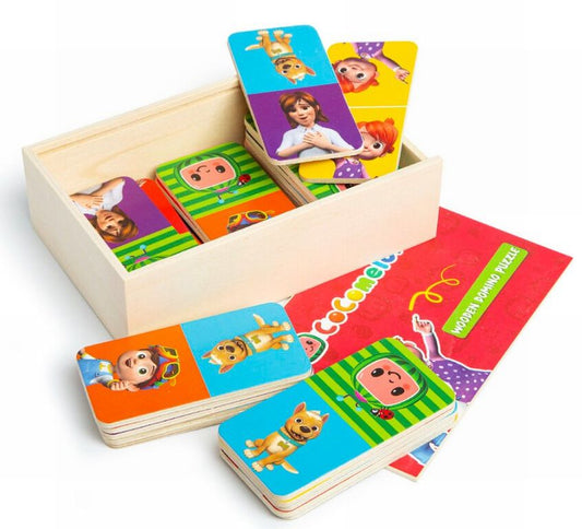 Cocomelon Wooden Dominoes Game
