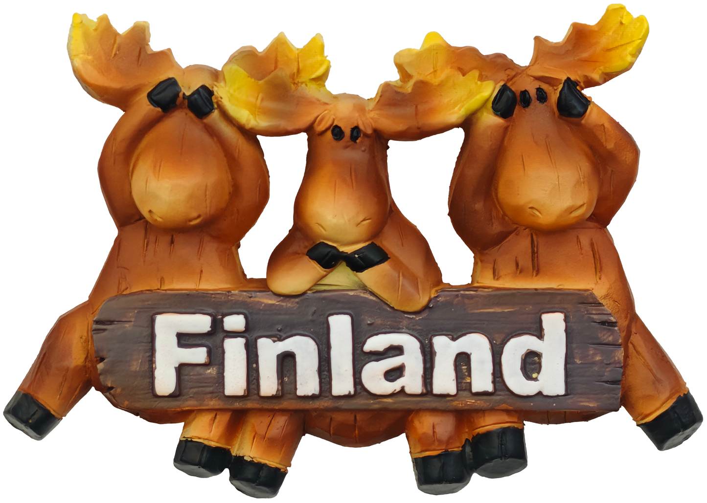 Hirvet Speak no evil Keraaminen Magneetti FIN