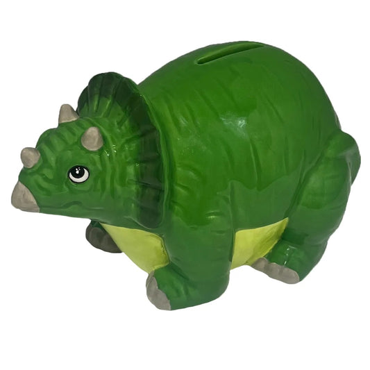 Crockery Critters Money Box - Triceratops