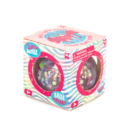 NV543 Alphabet Glitter Ball