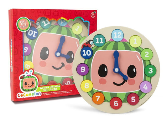 Cocomelon Wooden Learning Clock