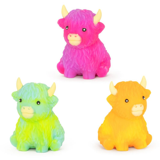 NV1078 Squishy Rainbow Highland Cow