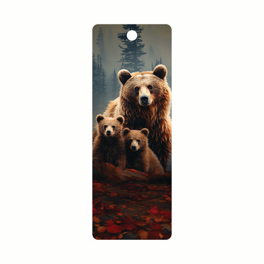 3D LiveLife Bookmarks - The three Grizzly Bears