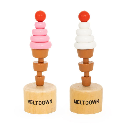 WD353F Meltdown Ice Cream Push Puppet FSC 100%