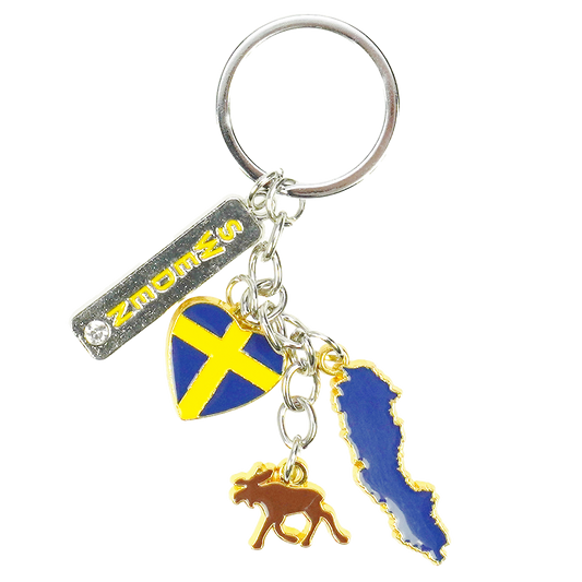 Sweden Pendant Keychain SWE
