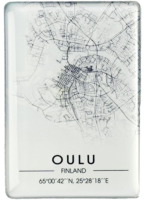Kaupunki Kartta Kuvamagneetti OUL
