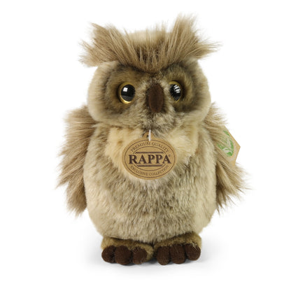 Plush great horned owl 18 cm