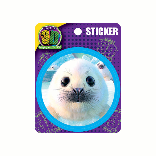 3D LiveLife Stickers - Seal Pups