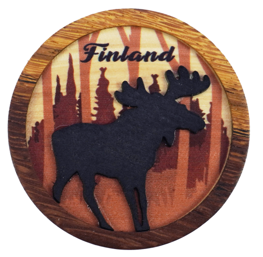Hirven Varjo Puumagneetti FIN