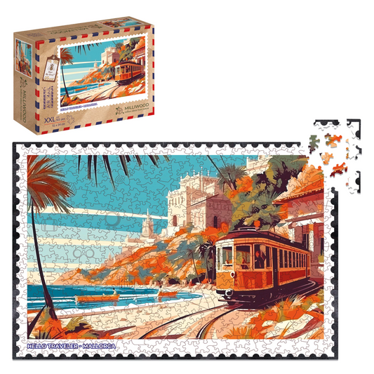 Mallorca Wooden Puzzle Rectangle XXL