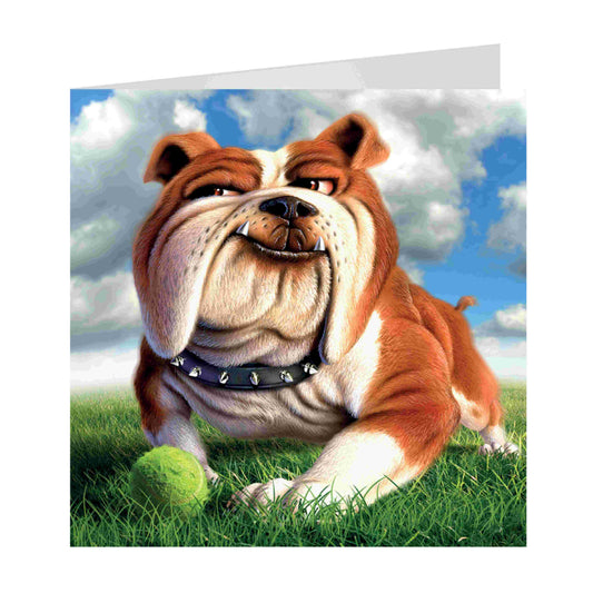 3D LiveLife Greetings Cards - Go Fetch