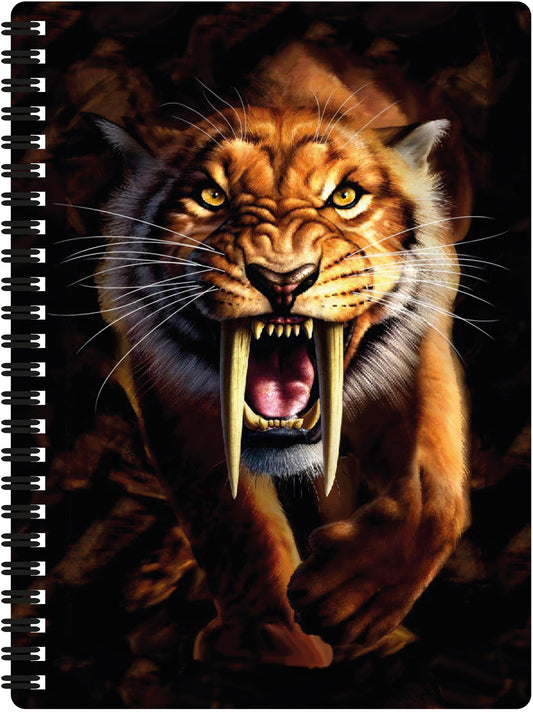 3D LiveLife Notebooks - Sabertooth