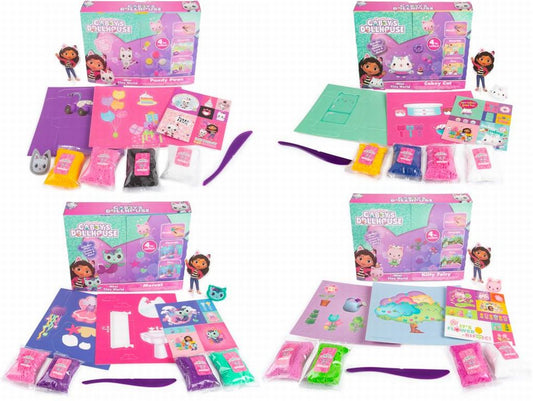 Gabbys Dollhouse Cyo Character Clay Kit - 4 Assrt