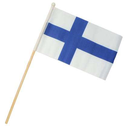 Suomen Lippu Käsilippu 11 x 18 cm
