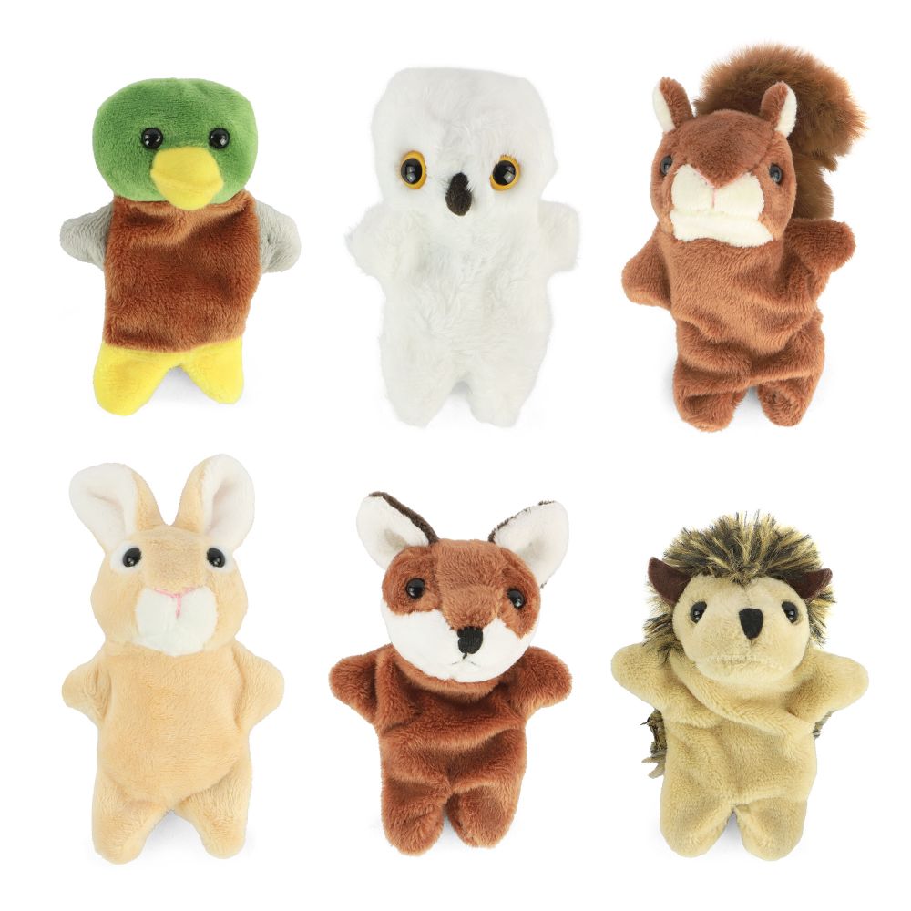 AN04WL LITTLE Finger Puppets Wildlife 10cm