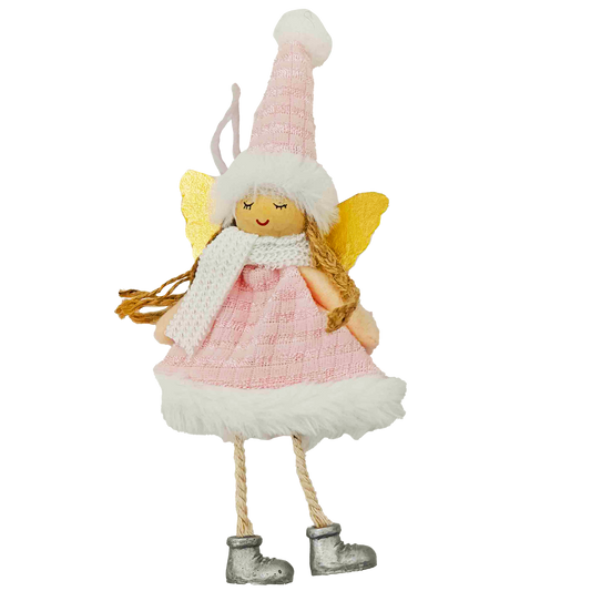 Christmas Deco Angel Pink