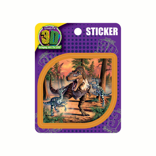 3D LiveLife Stickers - Dino Battle