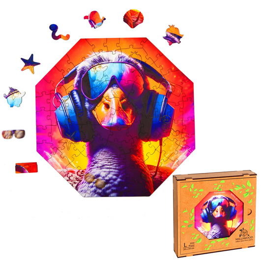 Techno Goose Wooden Puzzle Oktagon L