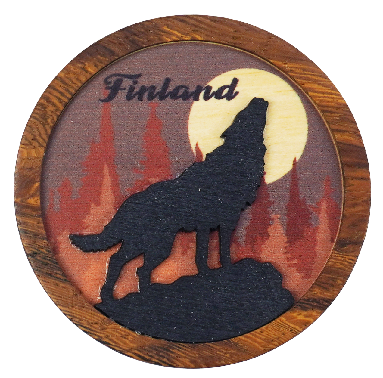Huskyn Varjo Puumagneetti FIN