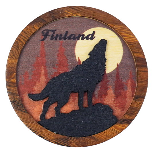 Huskyn Varjo Puumagneetti FIN