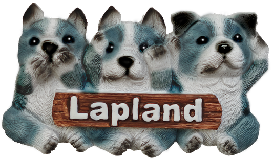 Husky Pennut Speak no evil Keraaminen Magneetti LAP
