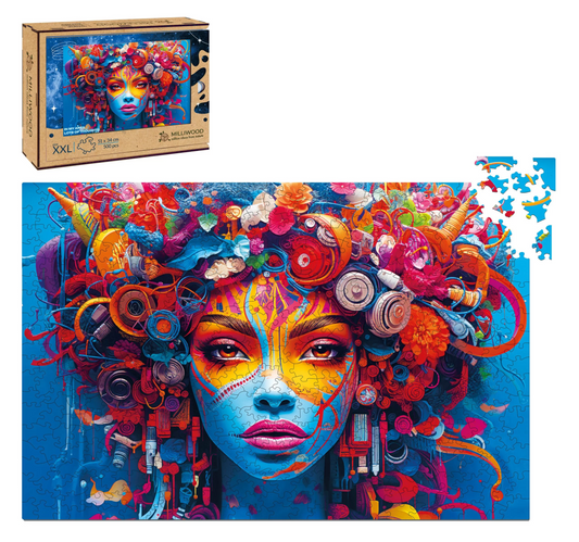Lots Of Thoughts Wooden Puzzle Rectangle XXL