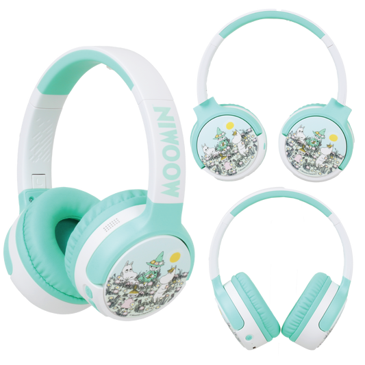 Moomin Wireless Over-Ear Headphones Mint
