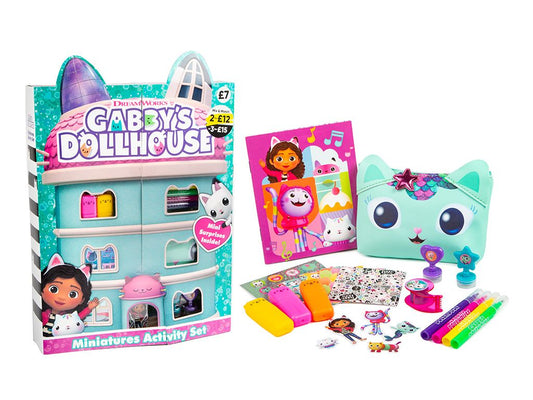 Gabbys Dollhouse Miniatures Activity Set