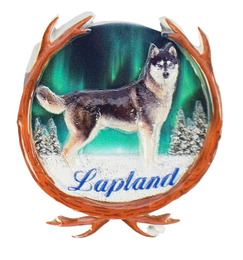 Husky Metsässä Keraaminen Magneetti LAP