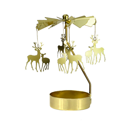 Reindeer Families Tealight Carousel