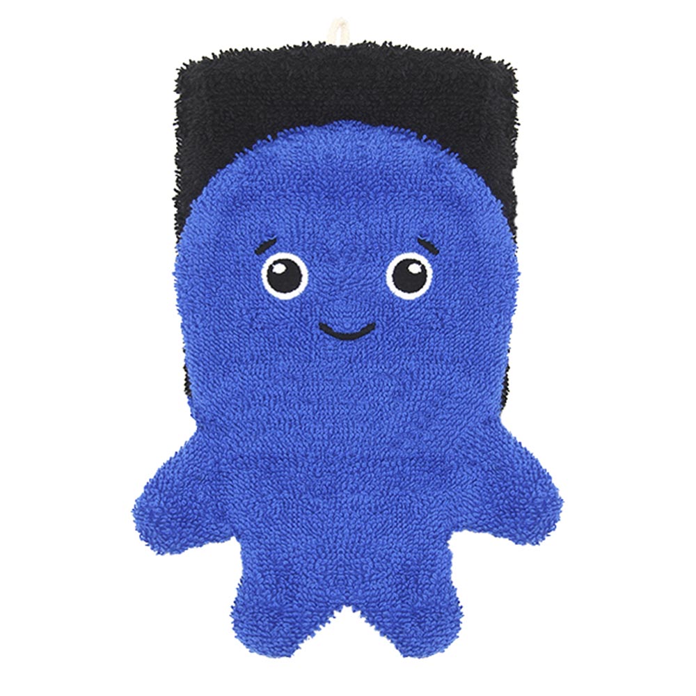 Squid blue Washcloths Small