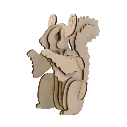 Eco 3D Wooden Puzzle - Squirrel