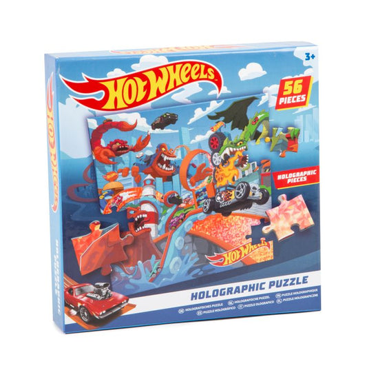 Hot Wheels 56Pc Holographic Puzzle