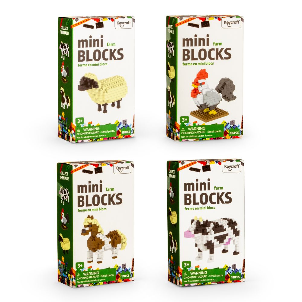 NV1107 Mini Blocks - Farm - 4 Asst