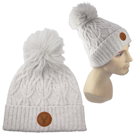 Marshmallow Beanie Powder White FIN LAP