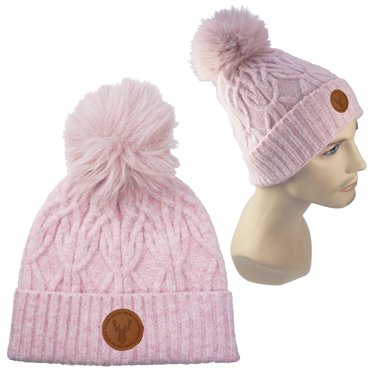 Marshmallow Beanie Sunrise Pink FIN LAP