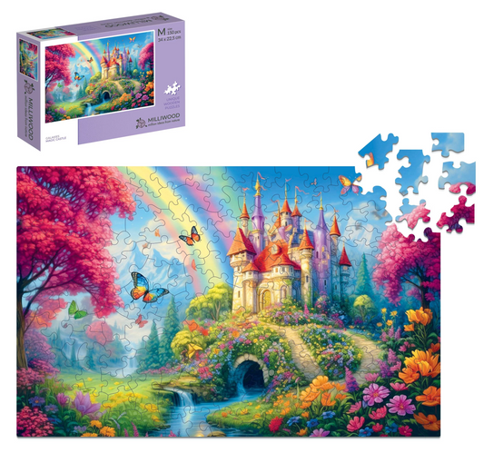 Magic Castle Wooden Puzzle Rectangle M